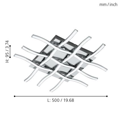 Eglo - Plafón LED LED/36W/230V