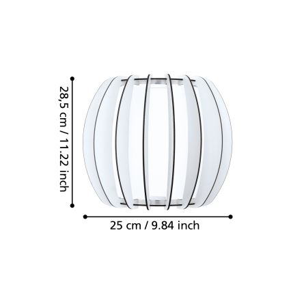 Eglo - Aplique 1xE27/60W/230V