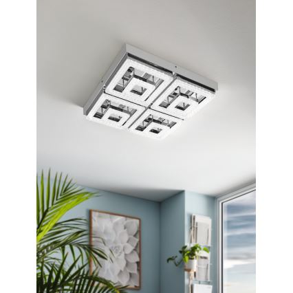 Eglo - Plafón LED cristal LED/48W/230V