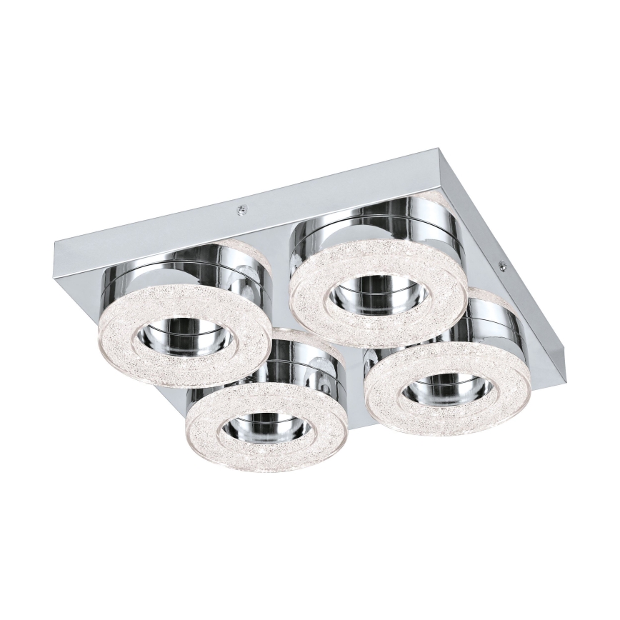 Eglo - Plafón LED cristal 4xLED/4W/230V
