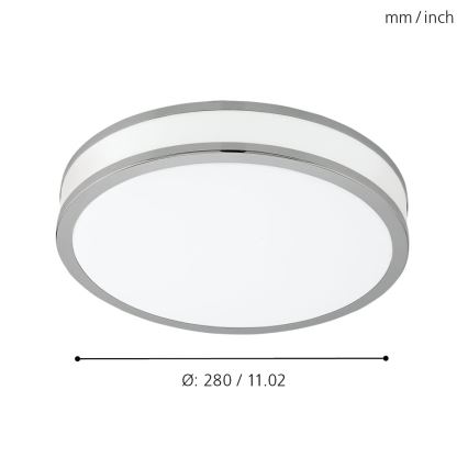 Eglo - Plafón LED LED/18W/230V