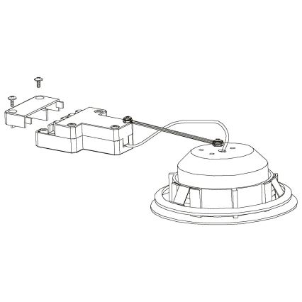 Eglo - Iluminación LED empotrada de techo 1xLED/4,9W/230V