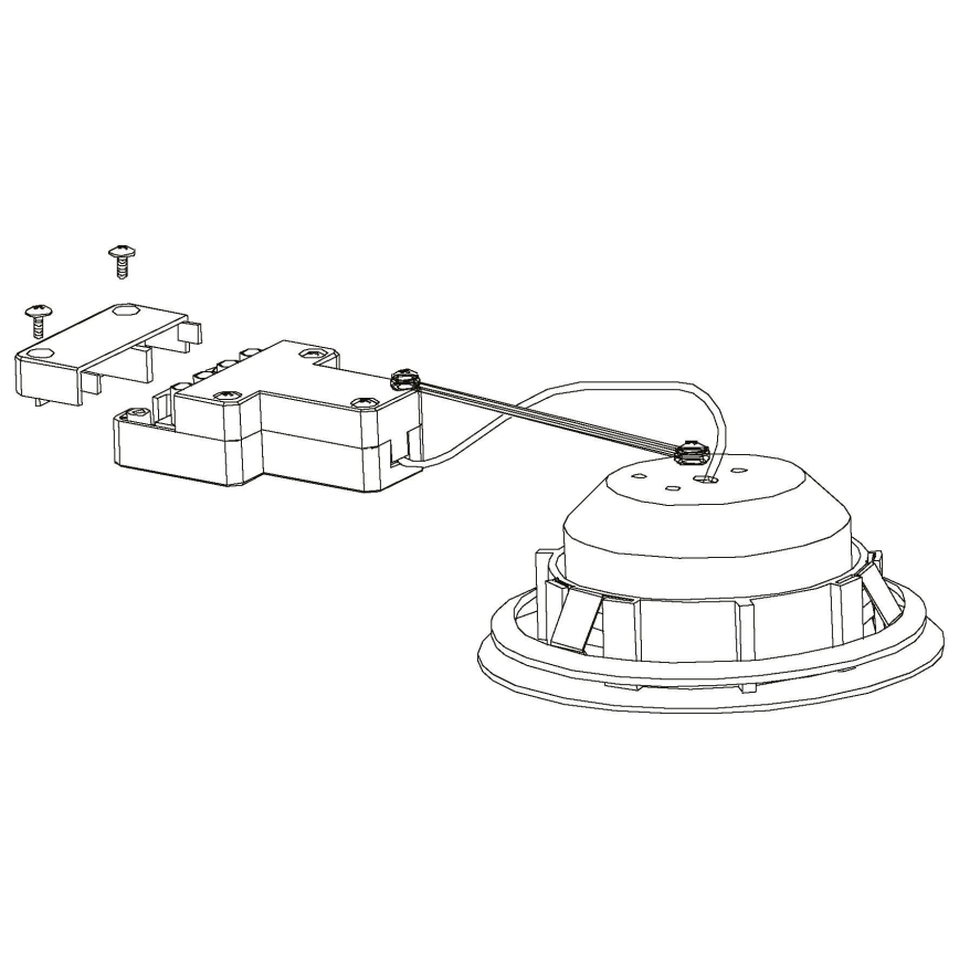 Eglo - Iluminación LED empotrada de techo 1xLED/4,9W/230V