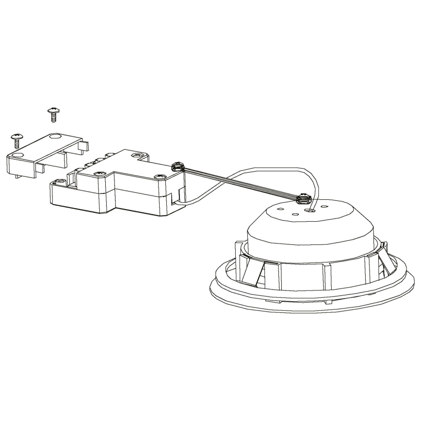 Eglo - Iluminación LED empotrada de techo 1xLED/4,9W/230V