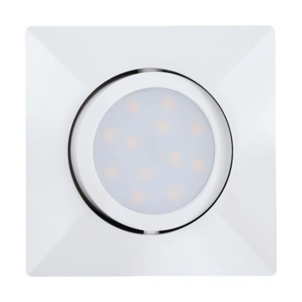 Eglo - SET 3x Iluminación LED empotrada de techo PINEDA 1xLED/4,9W/230V