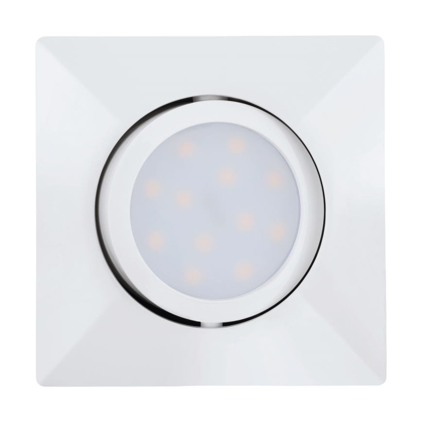 Eglo - SET 3x Iluminación LED empotrada de techo PINEDA 1xLED/4,9W/230V