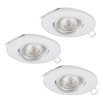 Eglo 95895 - SET 3x Lámpara empotrada LED PENETO 1 1xGU10-LED/3W/230V