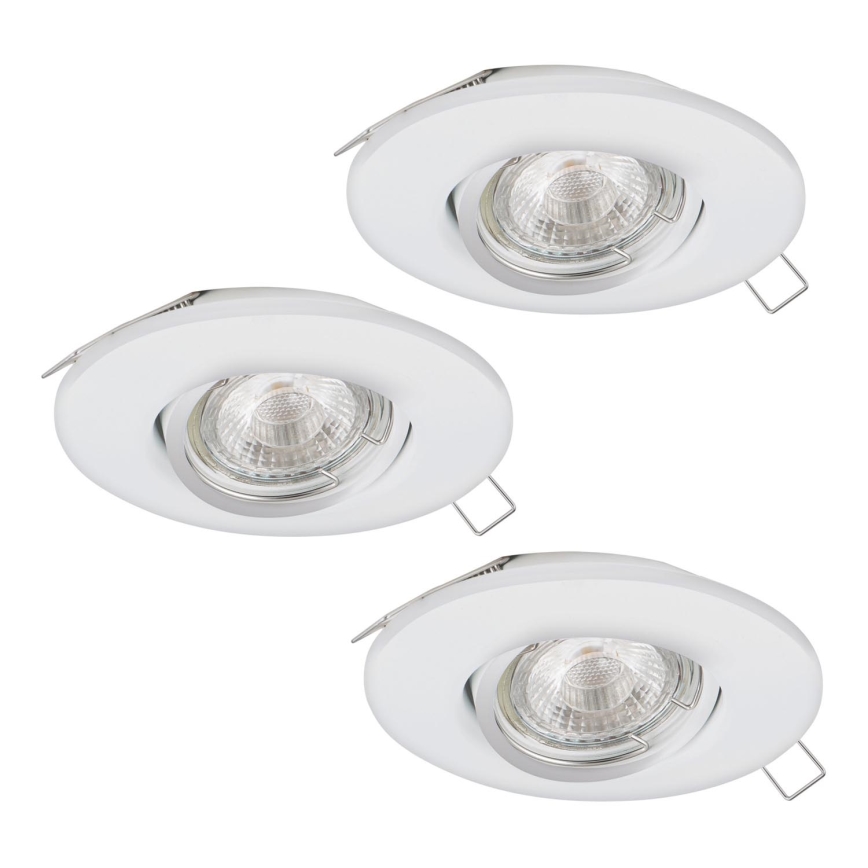 Eglo 95895 - SET 3x Lámpara empotrada LED PENETO 1 1xGU10-LED/3W/230V