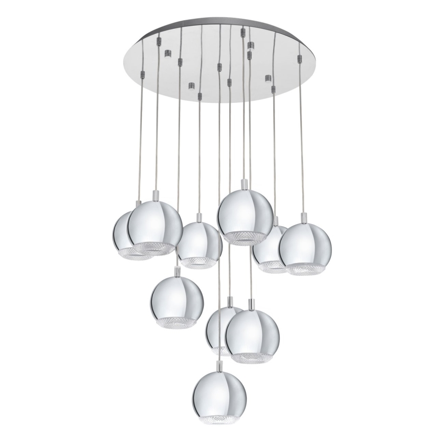 Eglo - Lámpara colgante LED 10xGU10-LED/4W/230V
