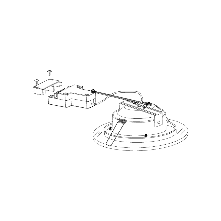 Eglo - Iluminación LED empotrada de techo 1xLED/11W/230V