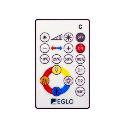 Eglo - Plafón LED regulable LED/14W/230V