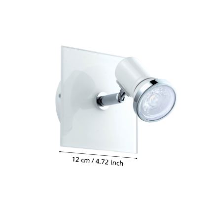 Eglo - LED Aplique para el baño 1xGU10-LED/3,3W/230V IP44