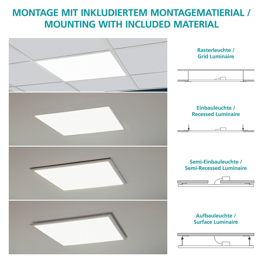 Eglo - Panel LED de techo LED/16W/230V