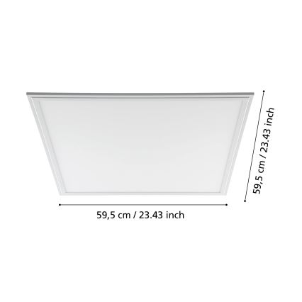 Eglo - Panel LED de techo LED/40W/230V