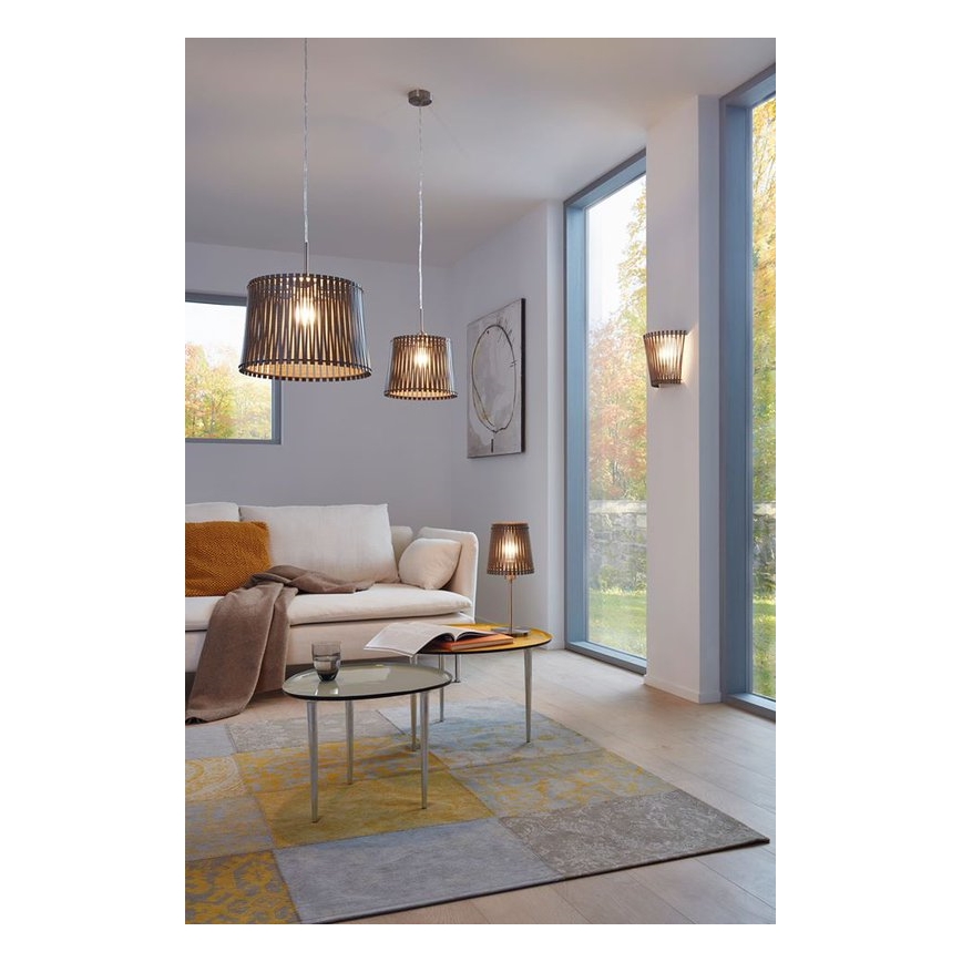 Eglo 96203 - Lámpara de mesa SENDERO 1xE27/60W/230V