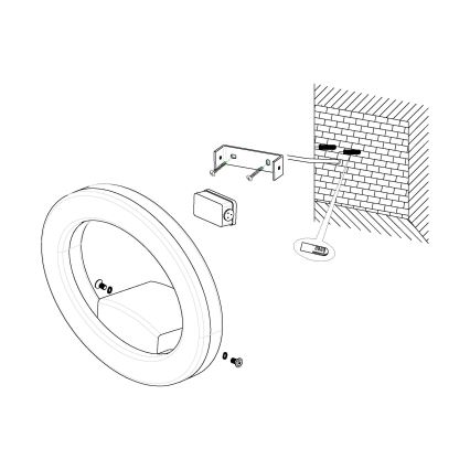 Eglo - Aplique LED exterior LED/10W/230V IP44