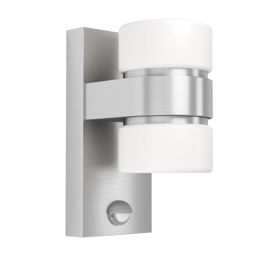 Eglo - Aplique LED exterior con sensor 2xLED/6W IP44