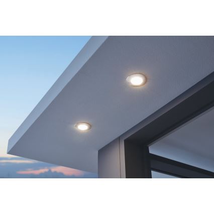 Eglo - Lámpara empotrable de exterior LED LED/4,9W IP44