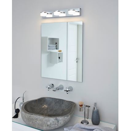 Eglo - Aplique de baño LED regulable 3xLED/7,2W/ IP44