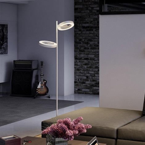 Eglo 96659 - Lámpara de pie LED táctil regulable ALVENDRE 2xLED/12W/230V 2700-6500K
