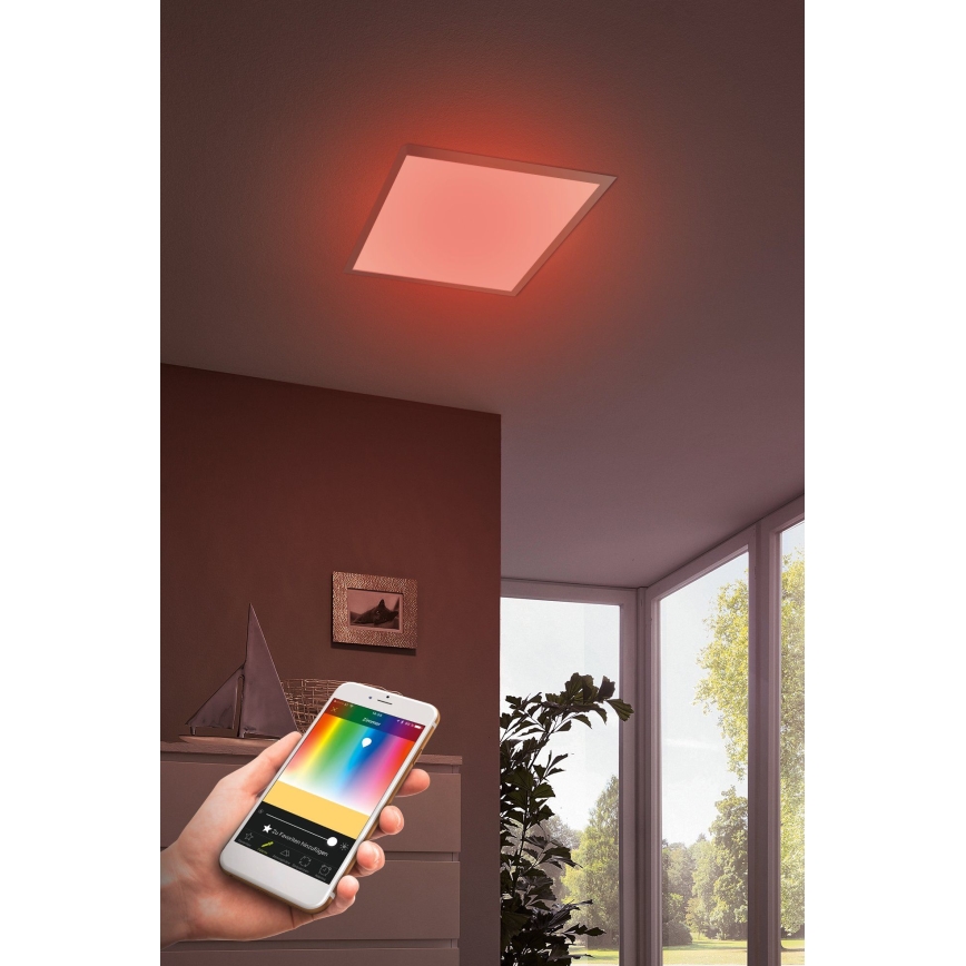 Eglo - Lámpara LED RGBW regulable SALOBRENA-C LED/16W + mando a distancia