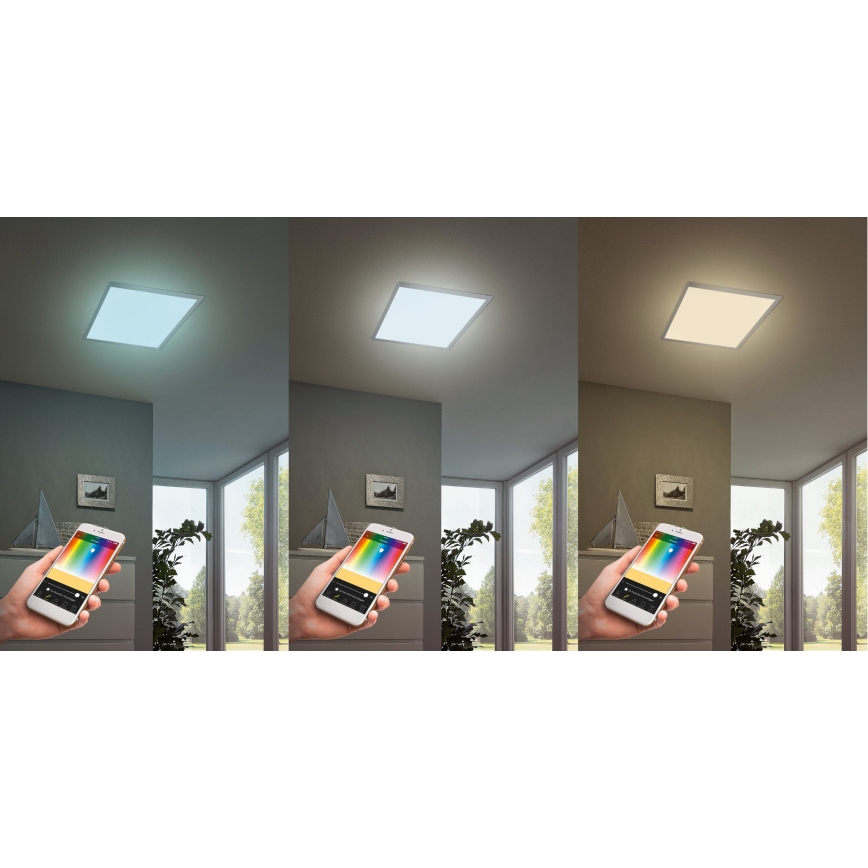 Eglo - Lámpara LED RGBW regulable SALOBRENA-C LED/16W + mando a distancia