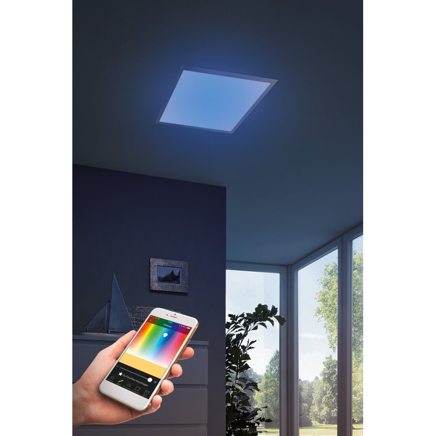 Eglo - Lámpara LED RGBW regulable SALOBRENA-C LED/16W + mando a distancia