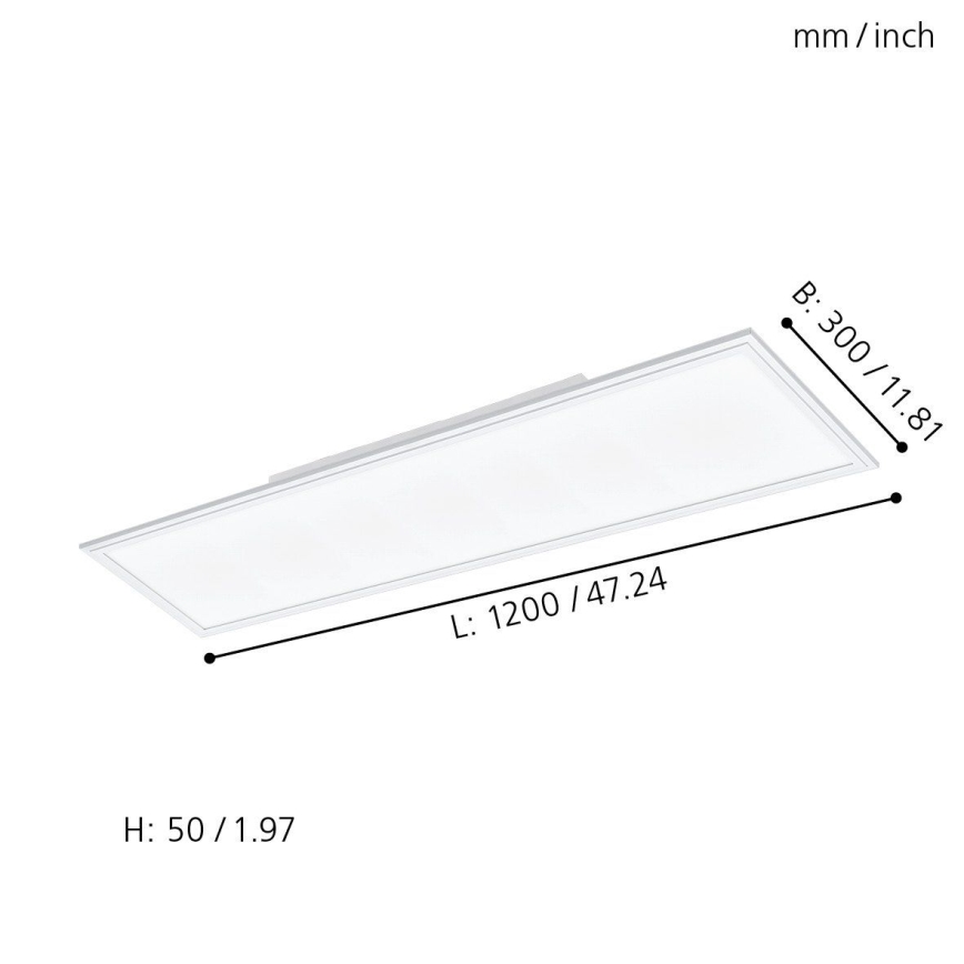 Eglo - LED RGBW Lámpara regulable SALOBRENA-C LED/31W + control remoto