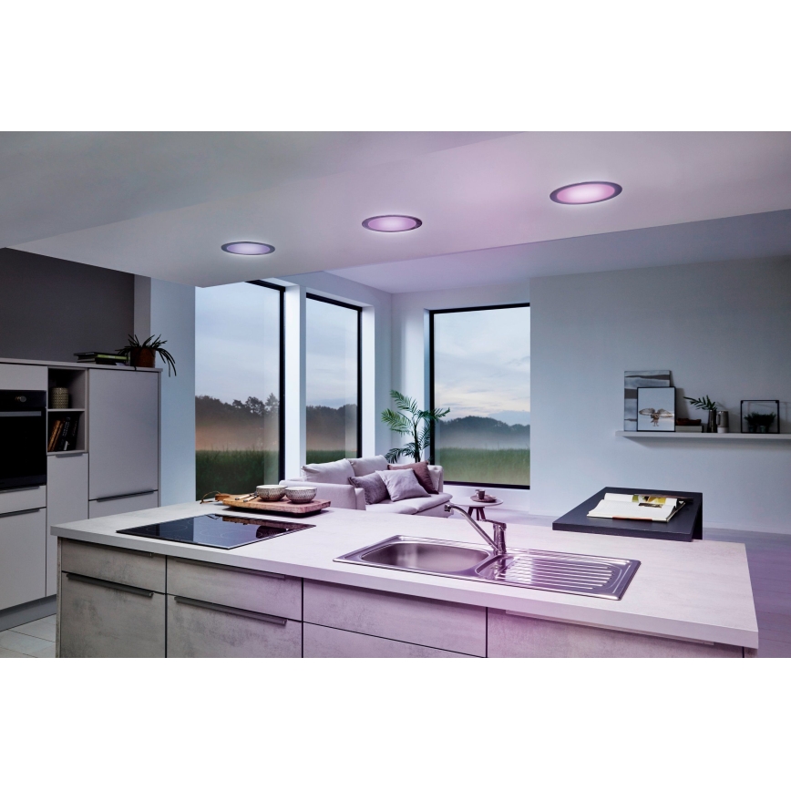Eglo - LED RGB Lámpara empotrable regulable FUEVA-C LED/15,6W/230V