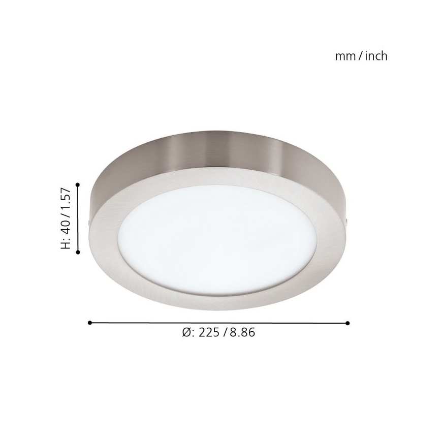 Eglo - LED RGBW Plafón regulable FUEVA-C LED/15,6W/230V Bluetooth
