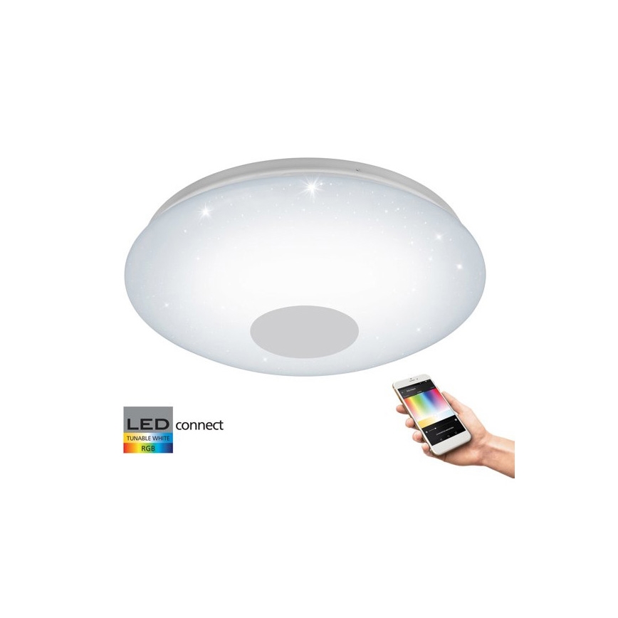Eglo - Plafón LED RGBW Regulable VOLTAGO-C LED/17W/230V