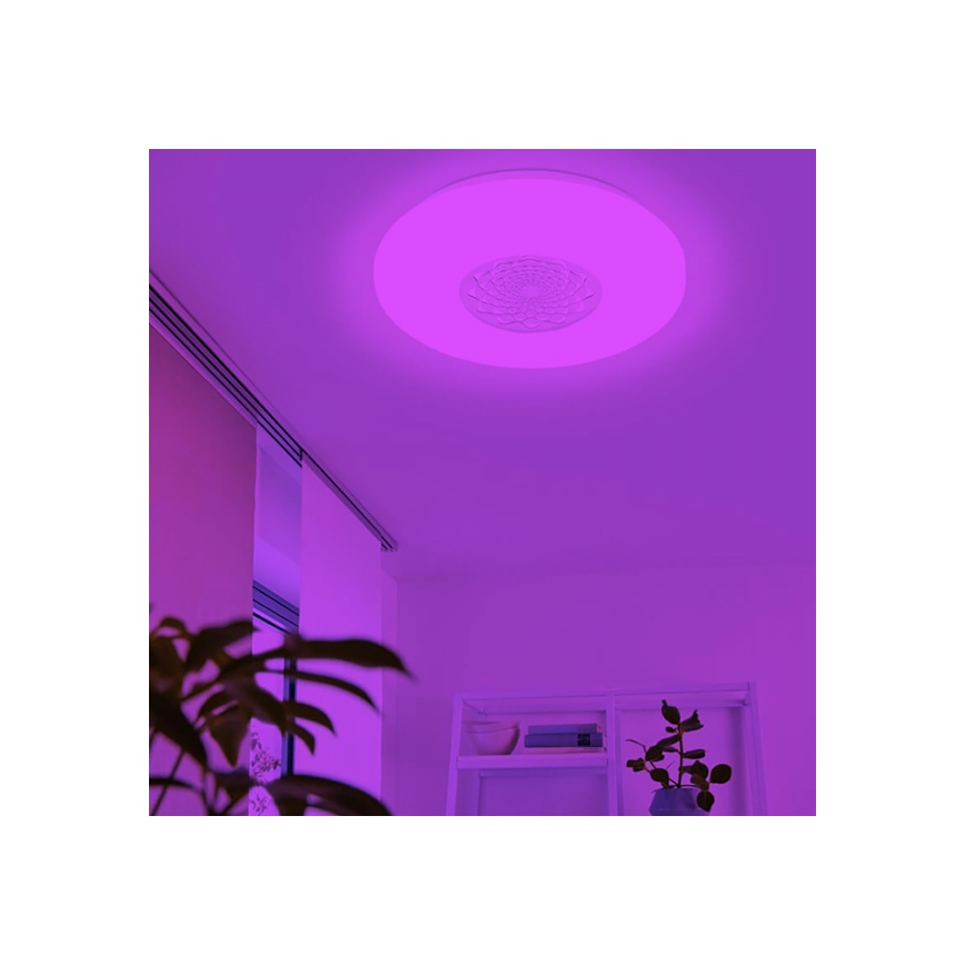 Eglo - Plafón de pared LED RGB regulable CAPASSO-C LED/17W/230V
