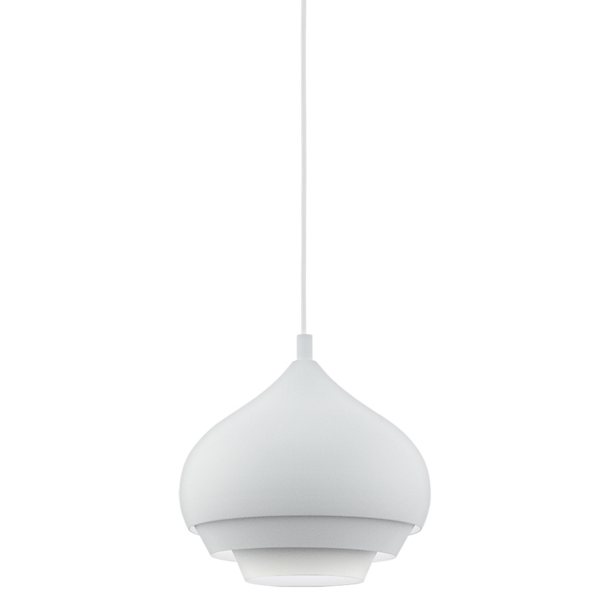 Eglo - Lámpara colgante 1xE27/60W/230V blanca