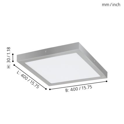 Eglo - Plafón LED 1xLED/25W/230V 4000K