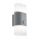 Eglo 97313 - Aplique LED exterior con sensor FAVRIA 1 2xLED/5,5W/230V
