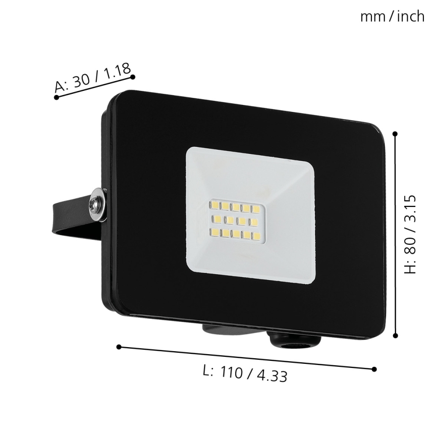 Eglo - Reflector LED LED/10W/230V IP65