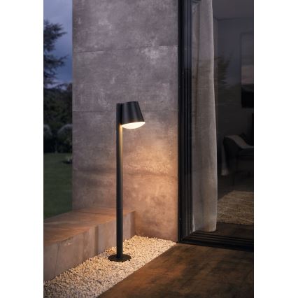 Eglo - Lámpara de exterior LED RGB regulable CALDIERO-C 1xE27/9W/230V antracita IP44