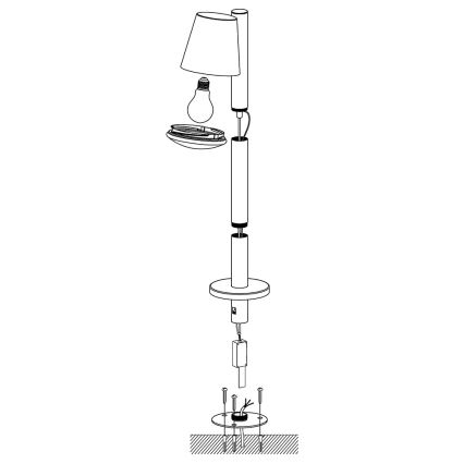 Eglo - Lámpara de exterior LED RGB regulable CALDIERO-C 1xE27/9W/230V antracita IP44