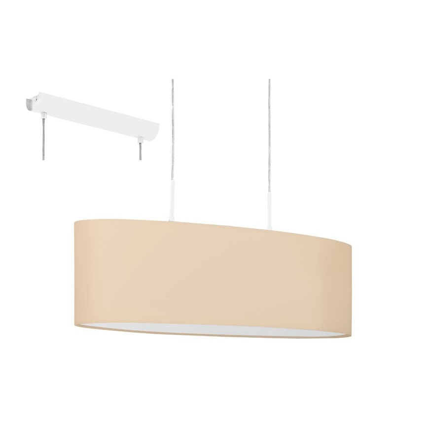 EGLO 97563 - Lámpara colgante PASTERI-P 2xE27/60W/230V