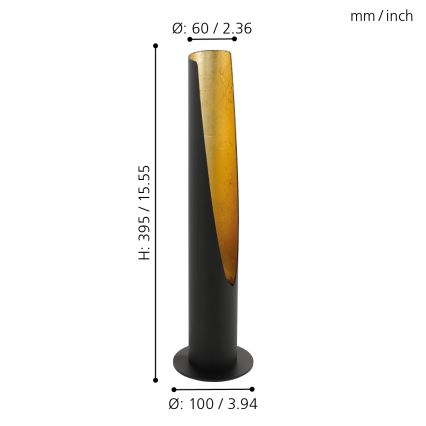 Eglo - Lámpara LED de mesa 1xGU10/5W/230V