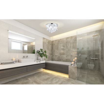 Eglo - Iluminación LED baño cristal 8xG9/3W/230V IP44