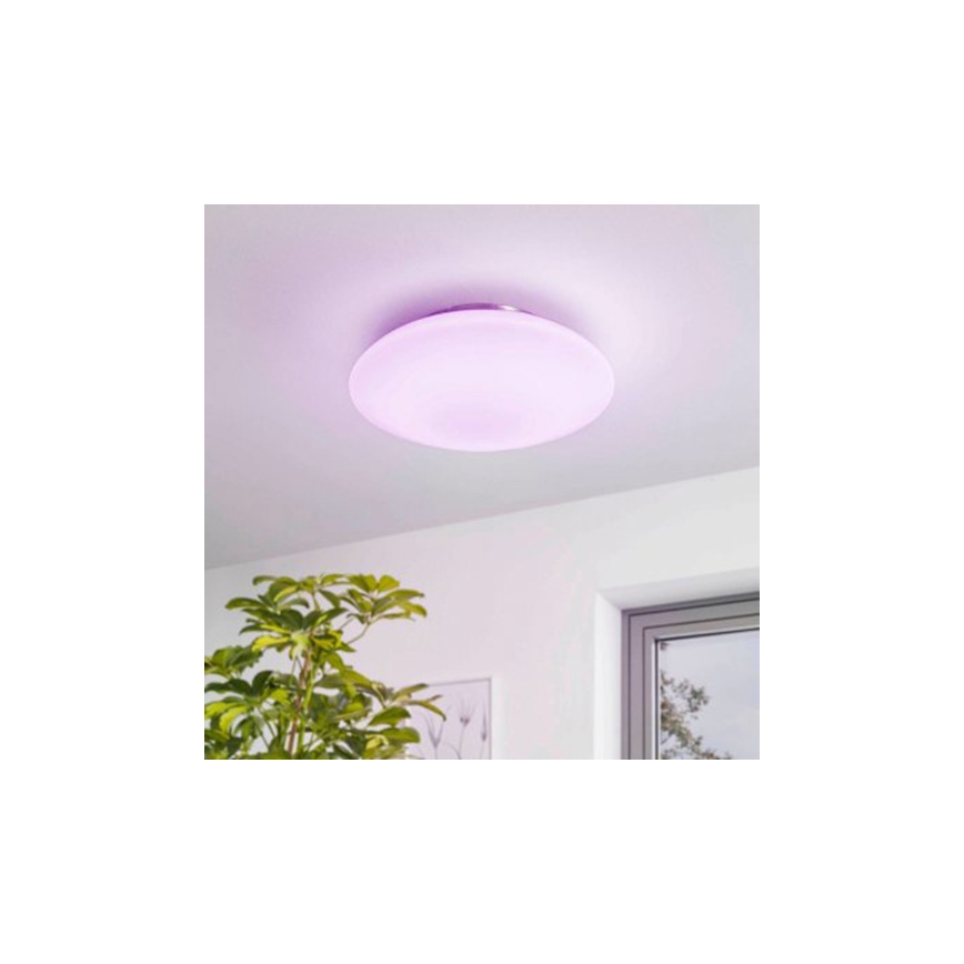 Eglo 97811 - Plafón LED RGB regulable FRATTINA-C 1xLED/27W/230V