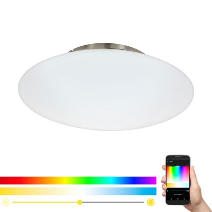 Eglo 97811 - Plafón LED RGB regulable FRATTINA-C 1xLED/27W/230V