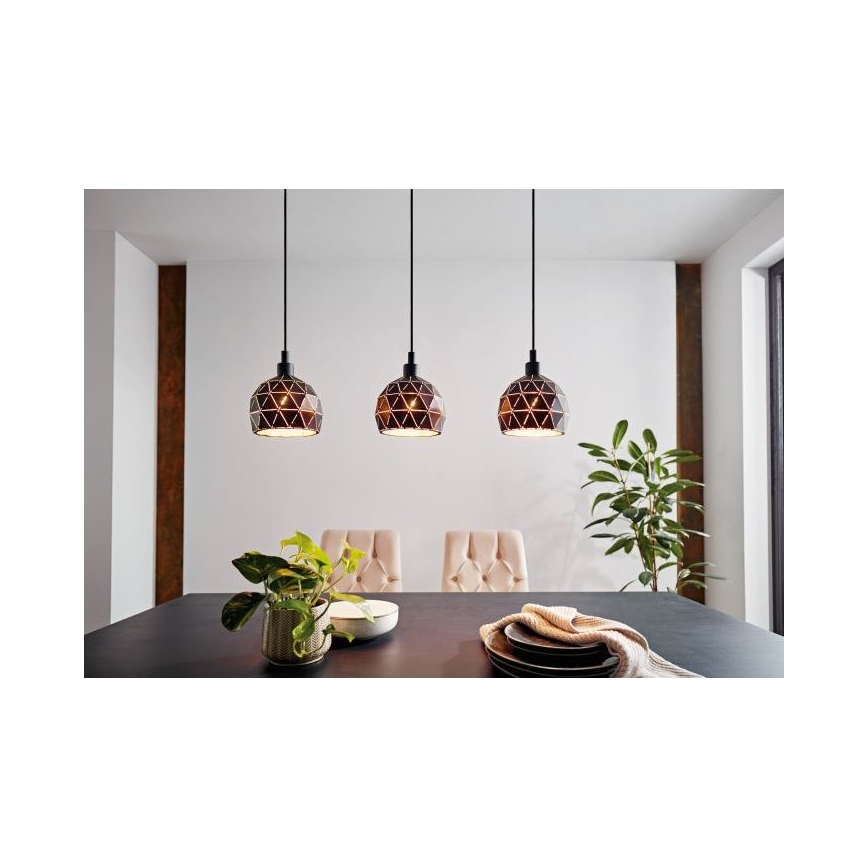 Eglo - Lámpara colgante 3xE14/40W/230V