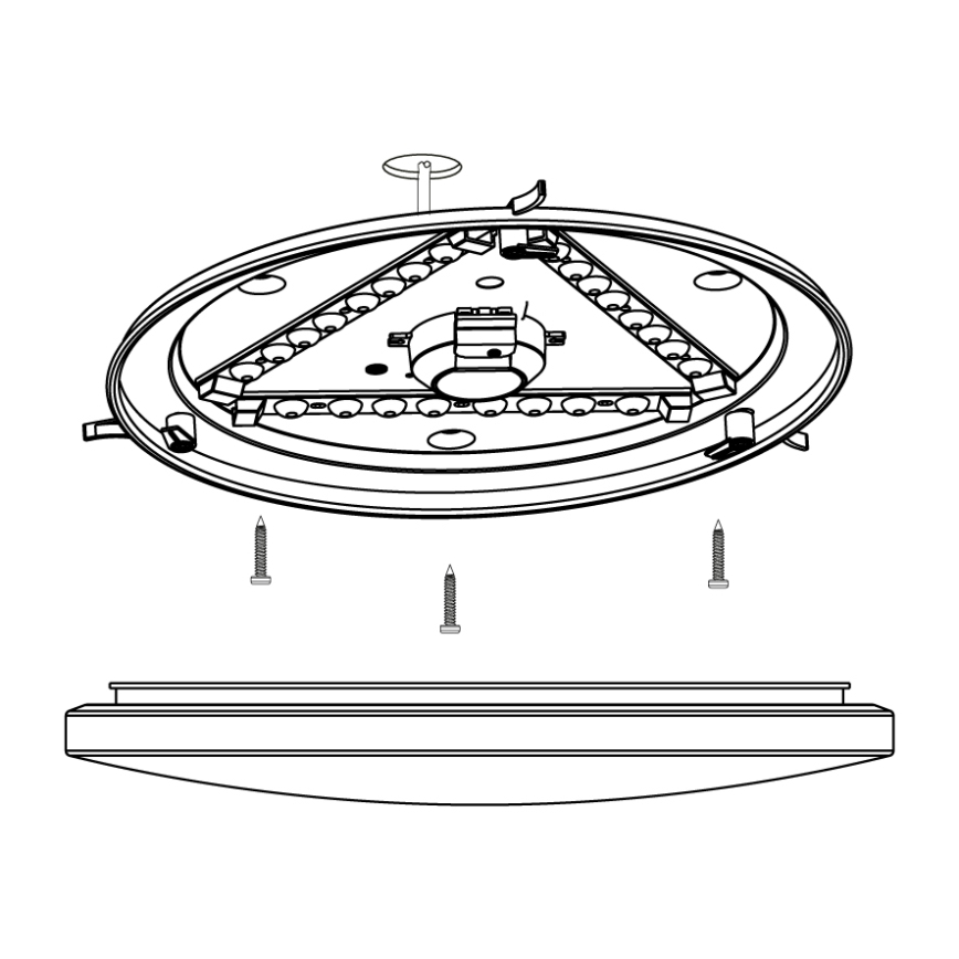 Eglo - Plafón LED LED/14,6W/230V