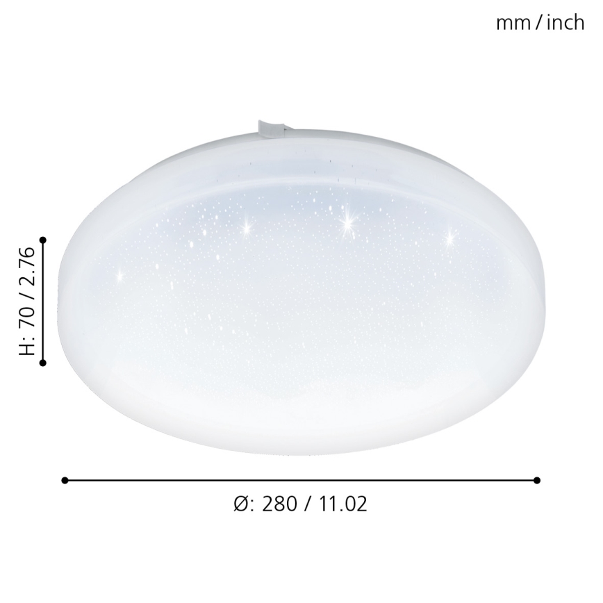 Eglo - Plafón LED LED/11,5W/230V