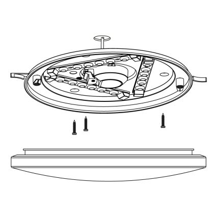 Eglo - Plafón LED LED/11,5W/230V