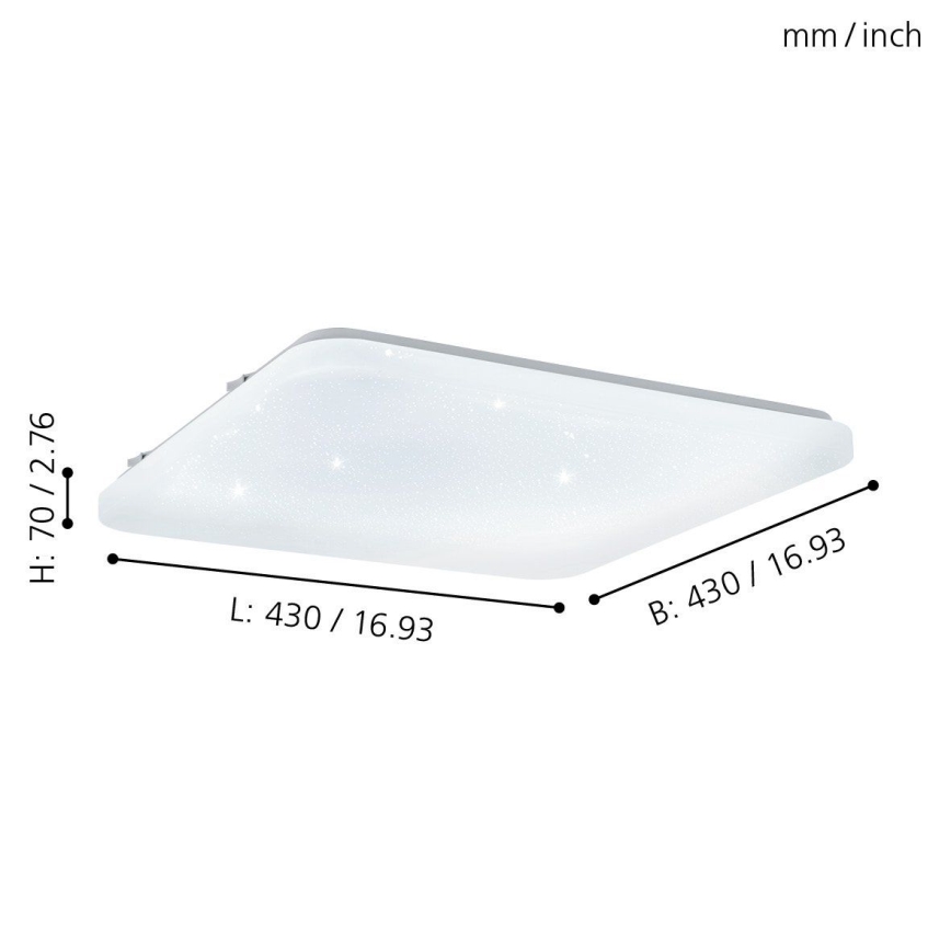 Eglo - Plafón LED LED/33,5W/230V