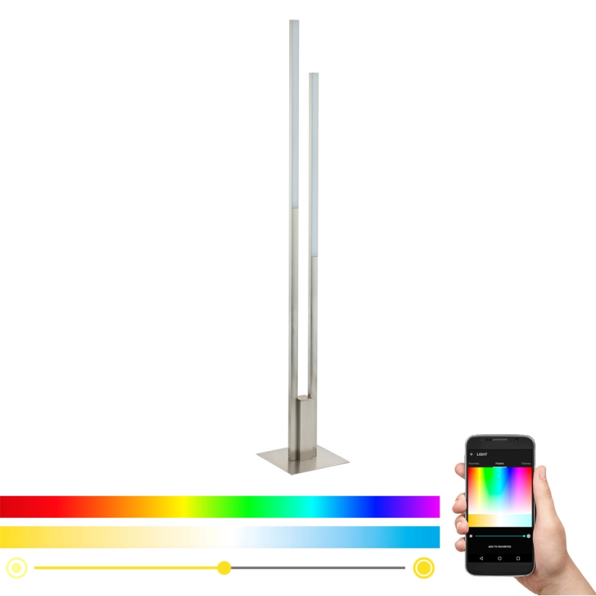 Eglo - Lámpara de pie LED regulable FRAIOLI-C 2xLED/17W/230V