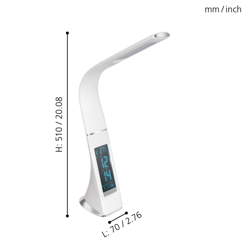 Eglo - Lámpara de mesa LED regulable LED/3,2W/230V